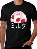 Strawberry Milk Aesthetic T-Shirt - Soft Cotton Blend product image 1