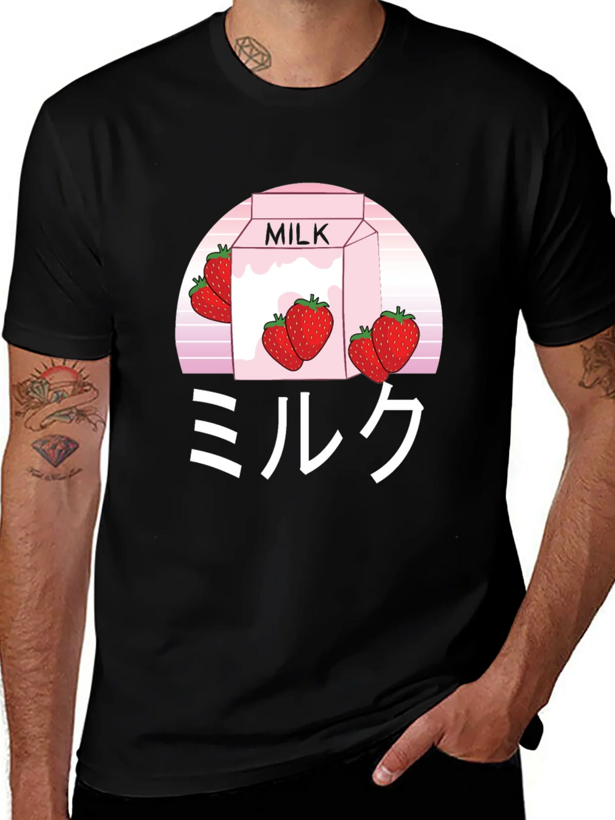 Strawberry Milk Aesthetic T-Shirt - Soft Cotton Blend product image 1