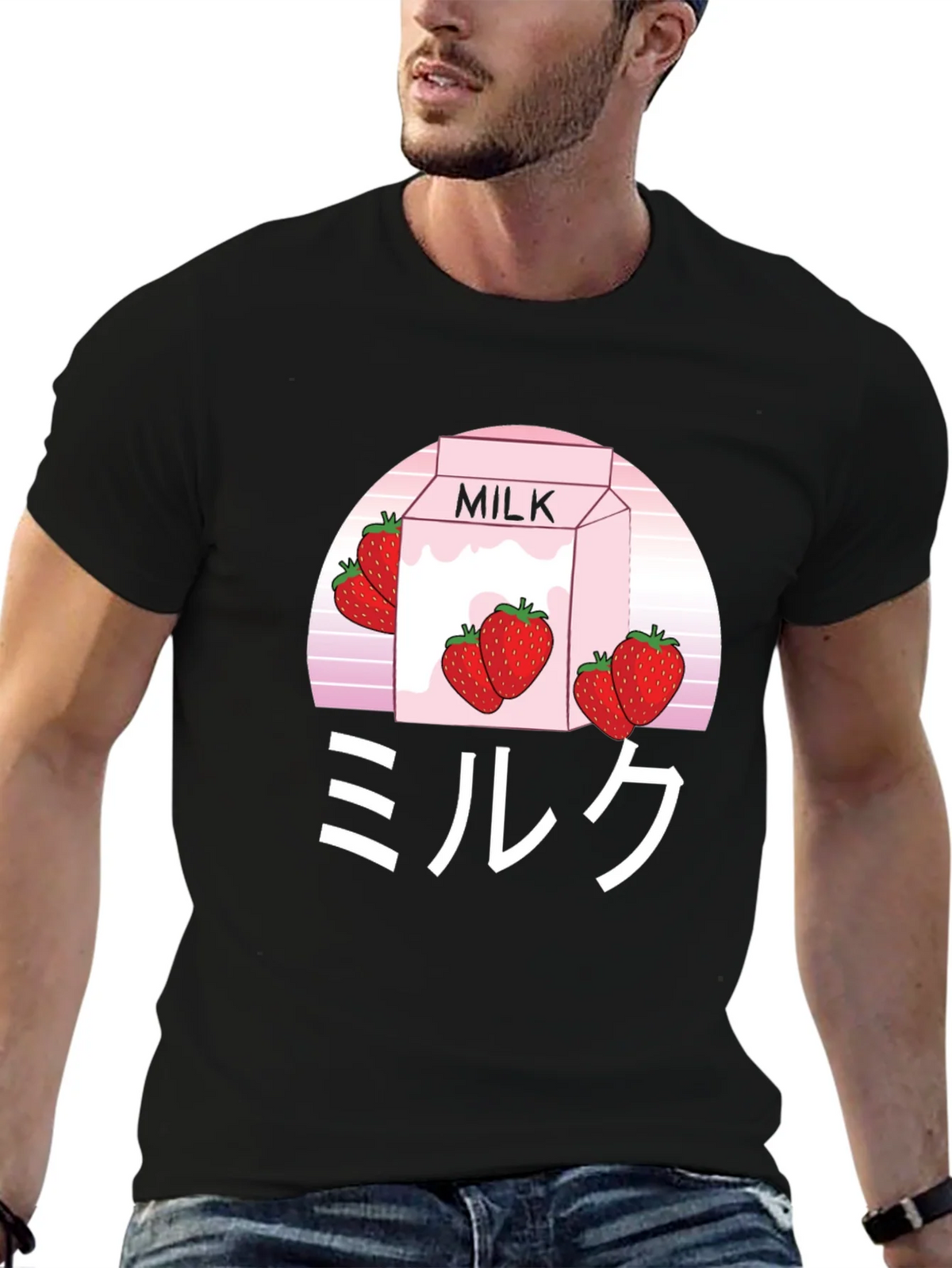 Strawberry Milk Aesthetic T-Shirt - Soft Cotton Blend product image 6