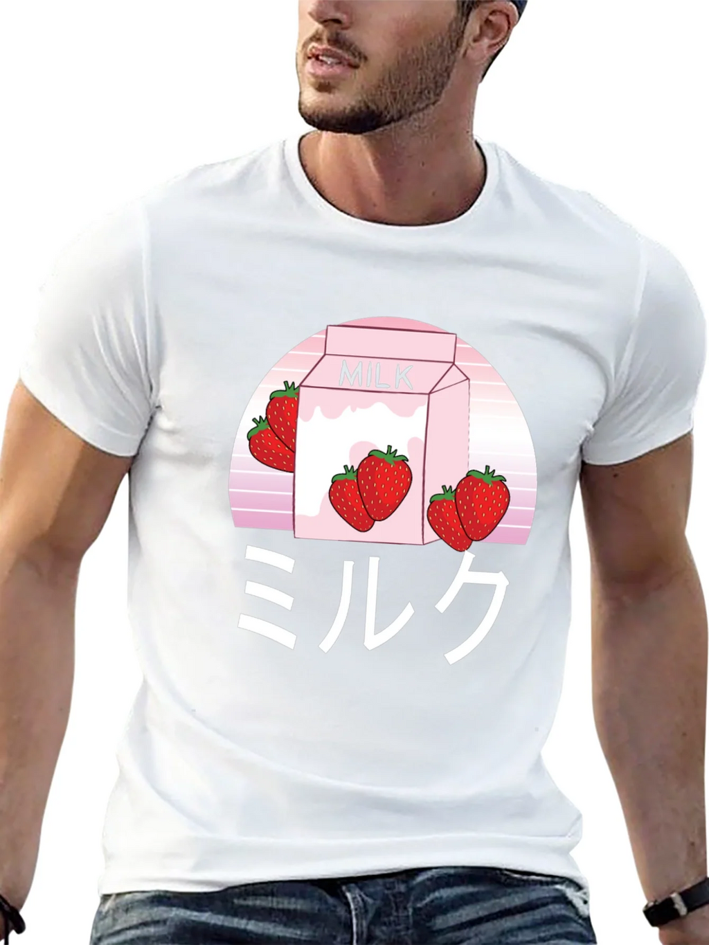 Strawberry Milk Aesthetic T-Shirt - Soft Cotton Blend product image 12