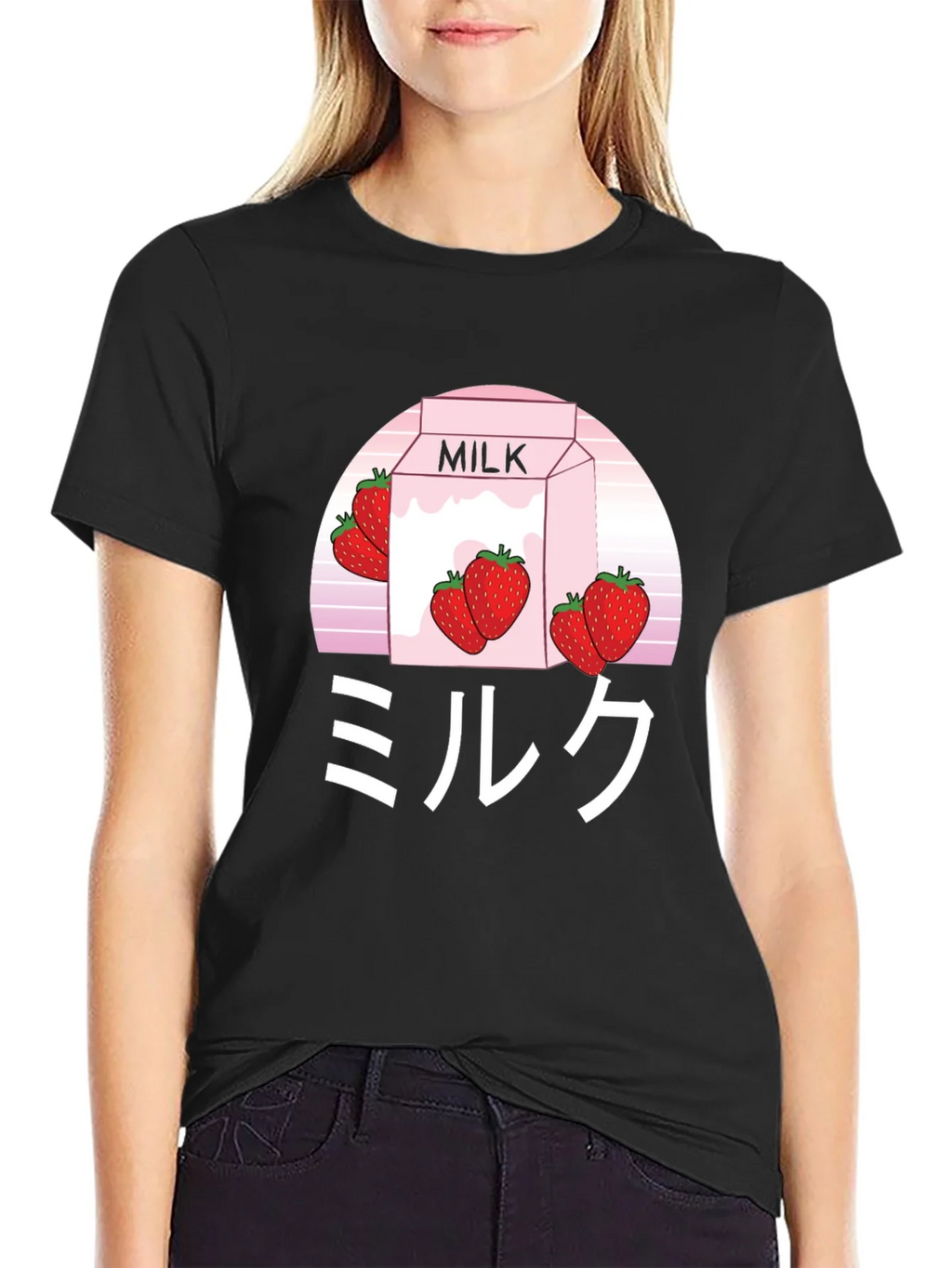 Strawberry Milk Aesthetic T-Shirt - Soft Cotton Blend product image 2