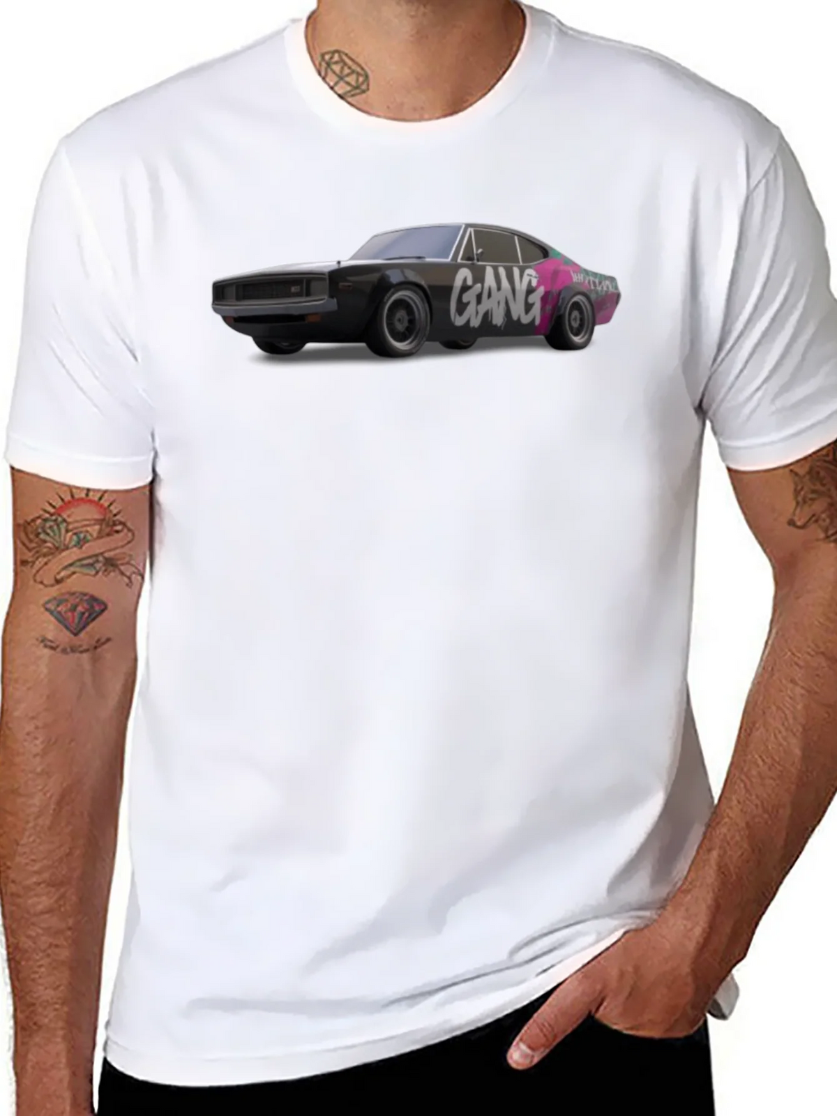 Black Car Gang Graphic Tee product image 4