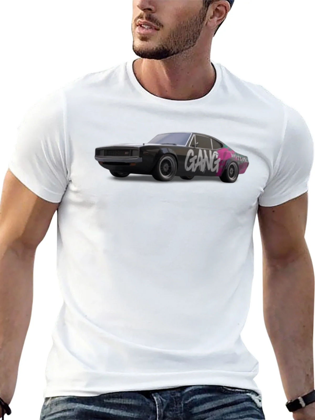 Black Car Gang Graphic Tee product image 7