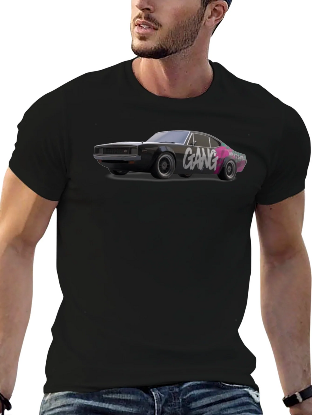 Black Car Gang Graphic Tee product image 3