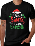 Dear Santa I Can Explain Christmas T-Shirt product image 1