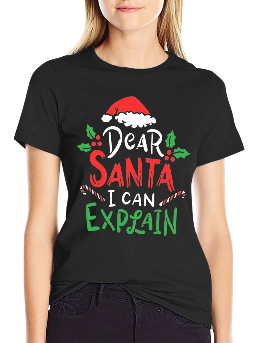 Dear Santa I Can Explain Christmas T-Shirt product image 2
