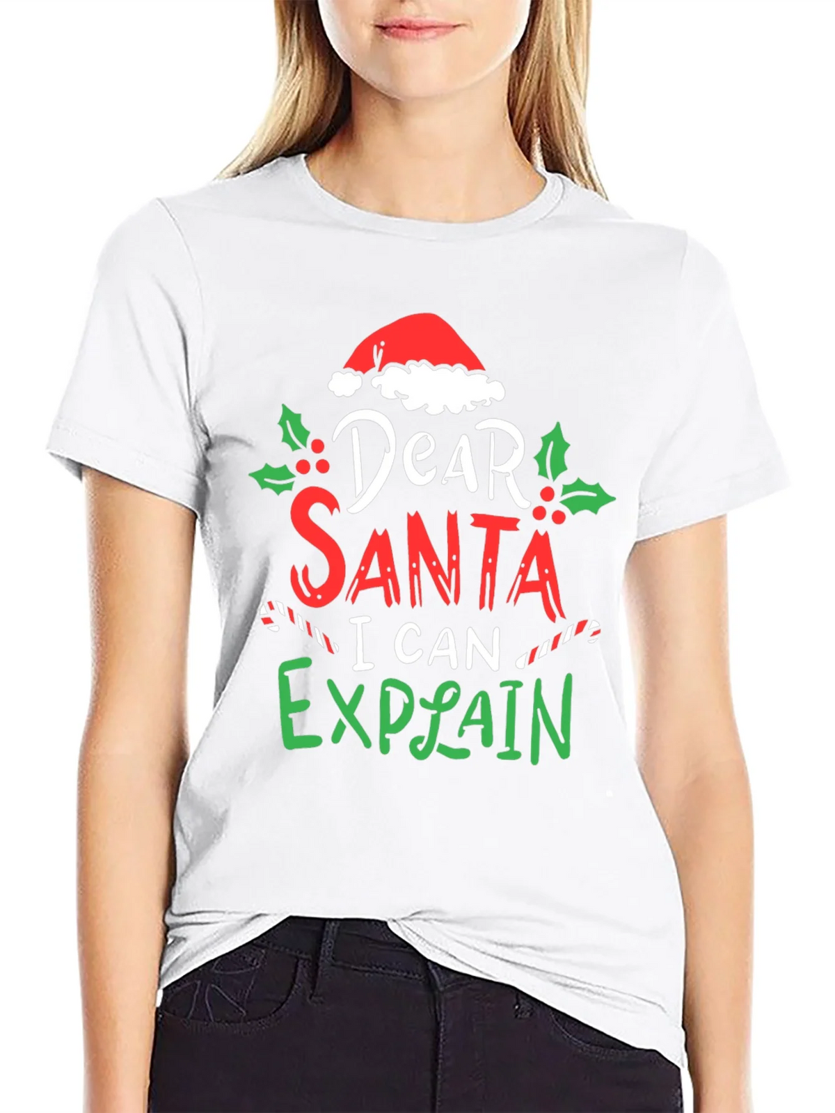 Dear Santa I Can Explain Christmas T-Shirt product image 8