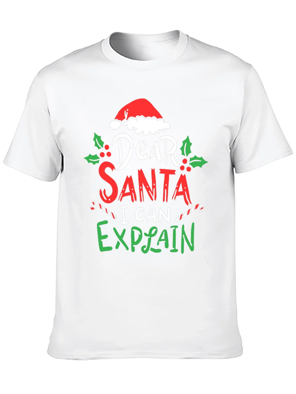 Dear Santa I Can Explain Christmas T-Shirt product image 9