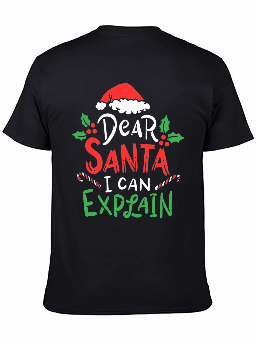 Dear Santa I Can Explain Christmas T-Shirt product image 4