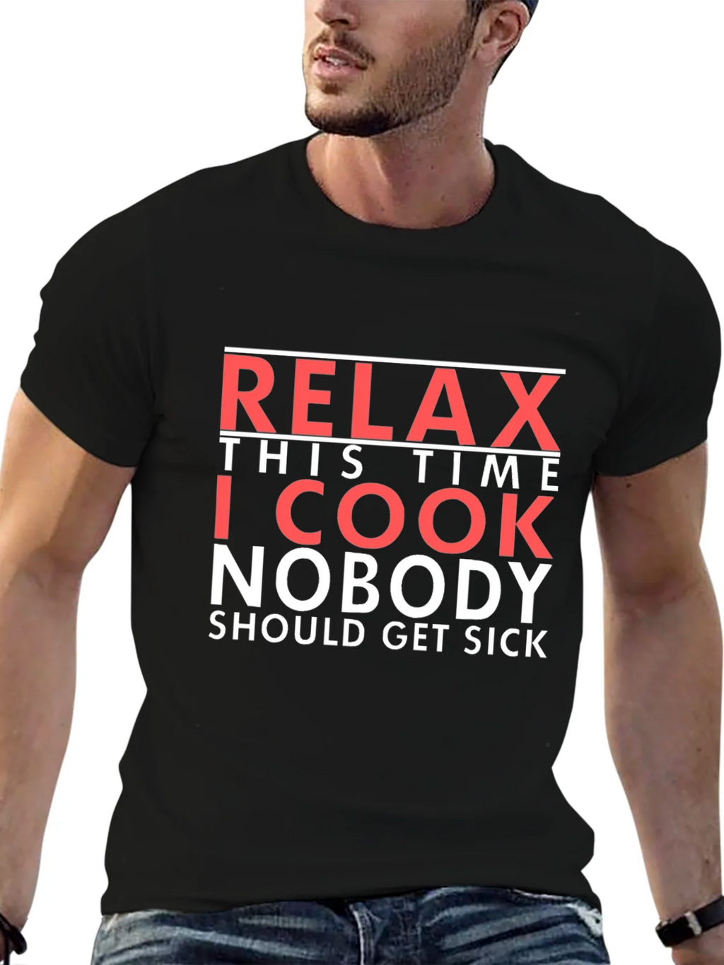 Relax This Time I Cook T-Shirt - Funny Chef Tee product image 6