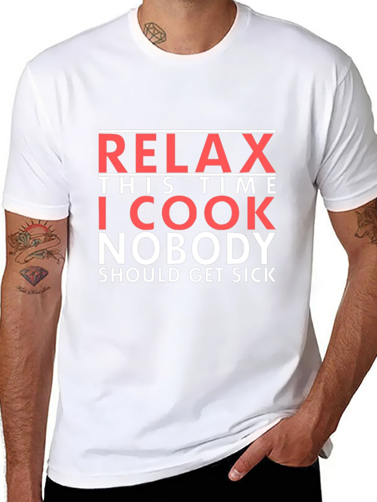 Relax This Time I Cook T-Shirt - Funny Chef Tee product image 7