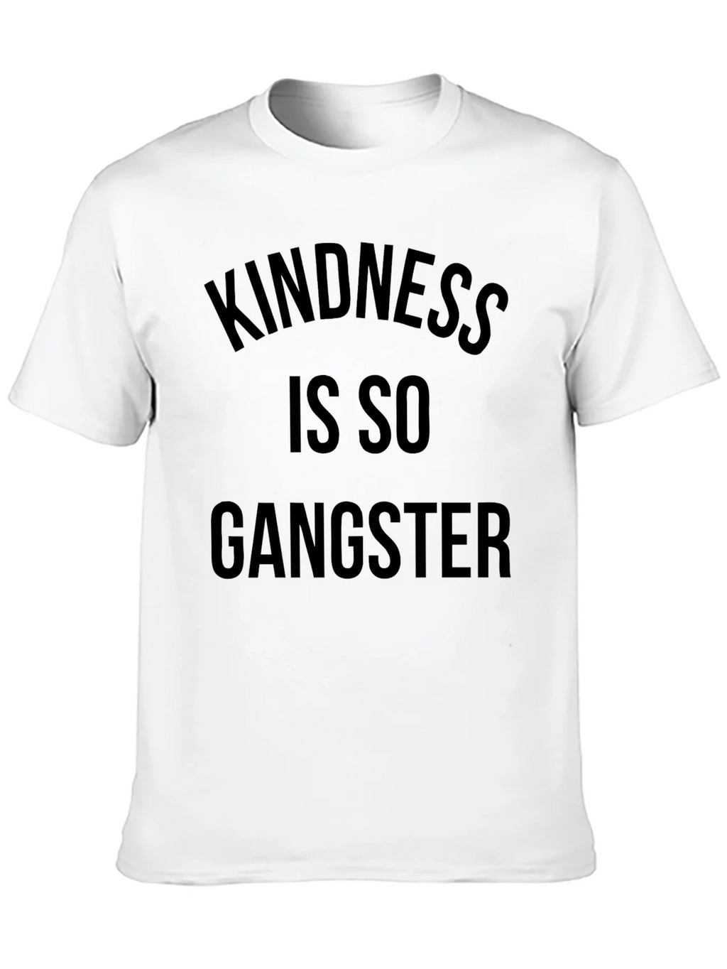 Kindness Is So Gangster Black T-Shirt product image 9