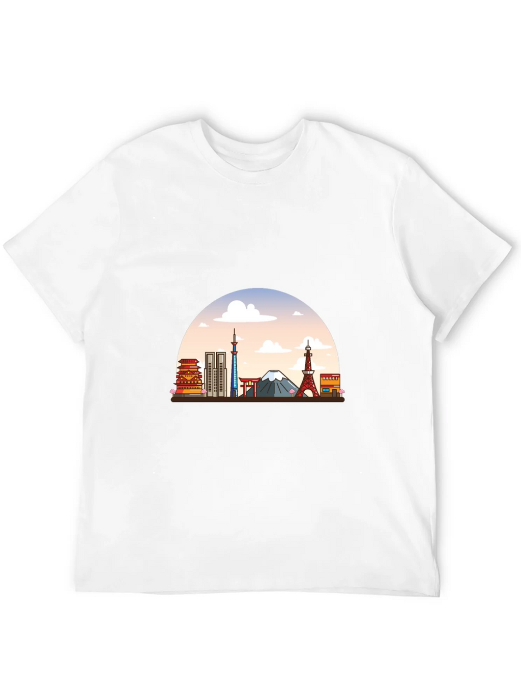 Tokyo Skyline Graphic T-Shirt product image 11