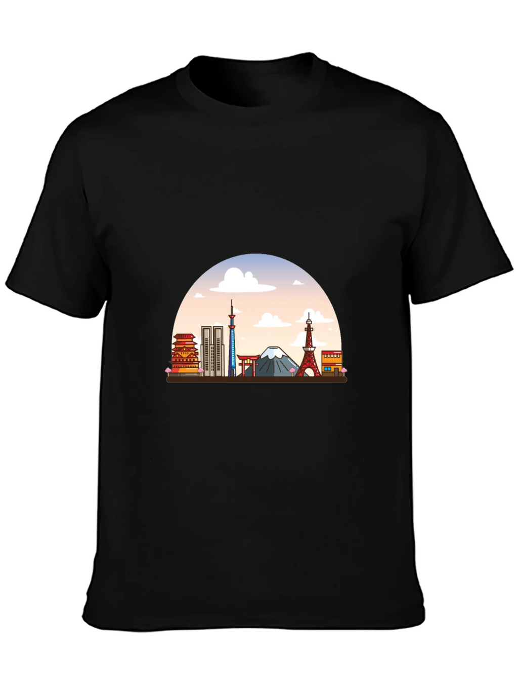 Tokyo Skyline Graphic T-Shirt product image 3
