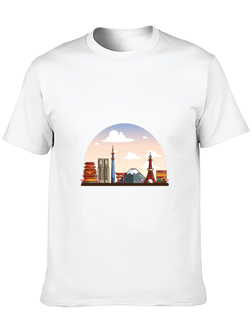 Tokyo Skyline Graphic T-Shirt product image 9