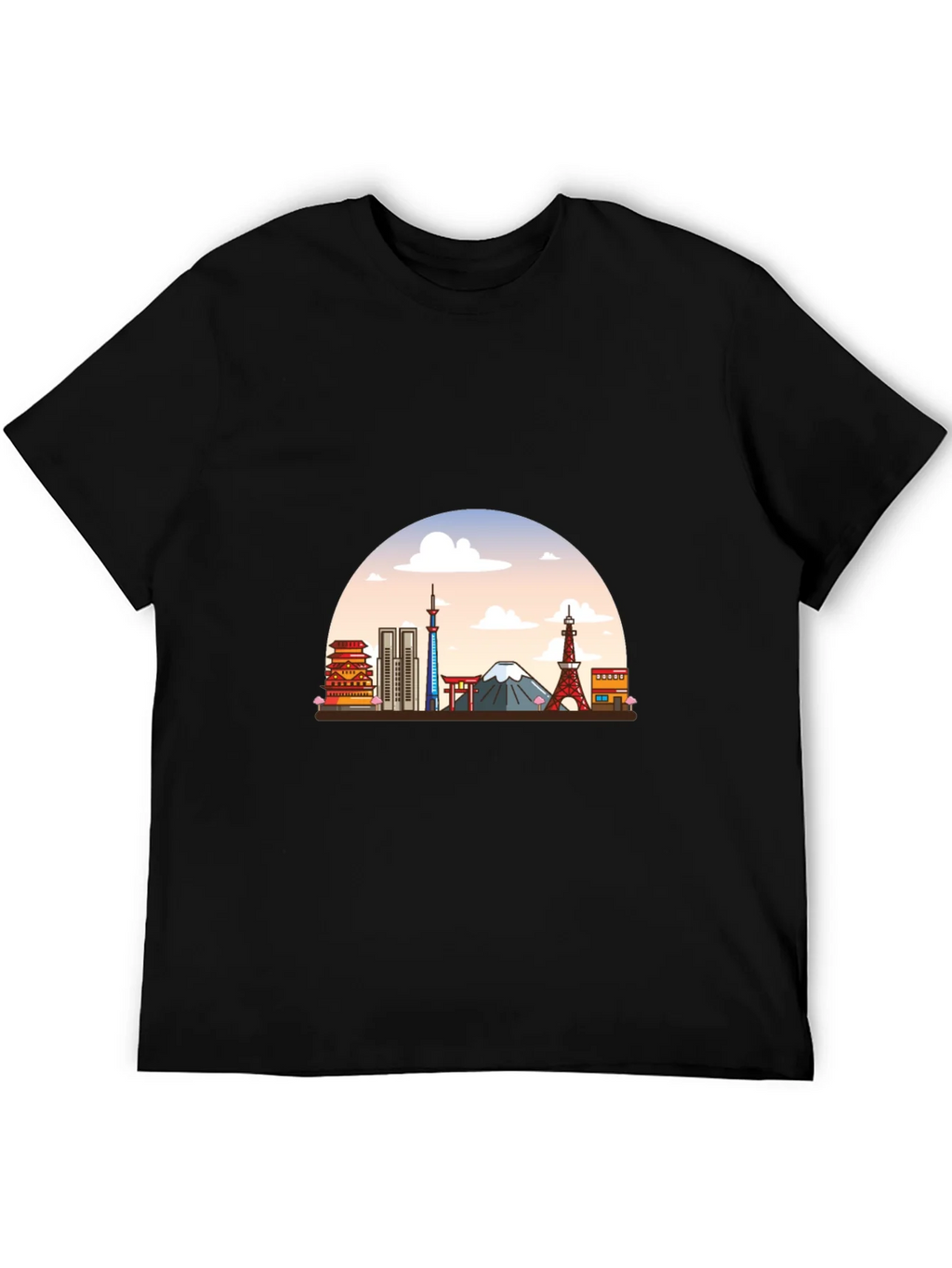 Tokyo Skyline Graphic T-Shirt product image 5