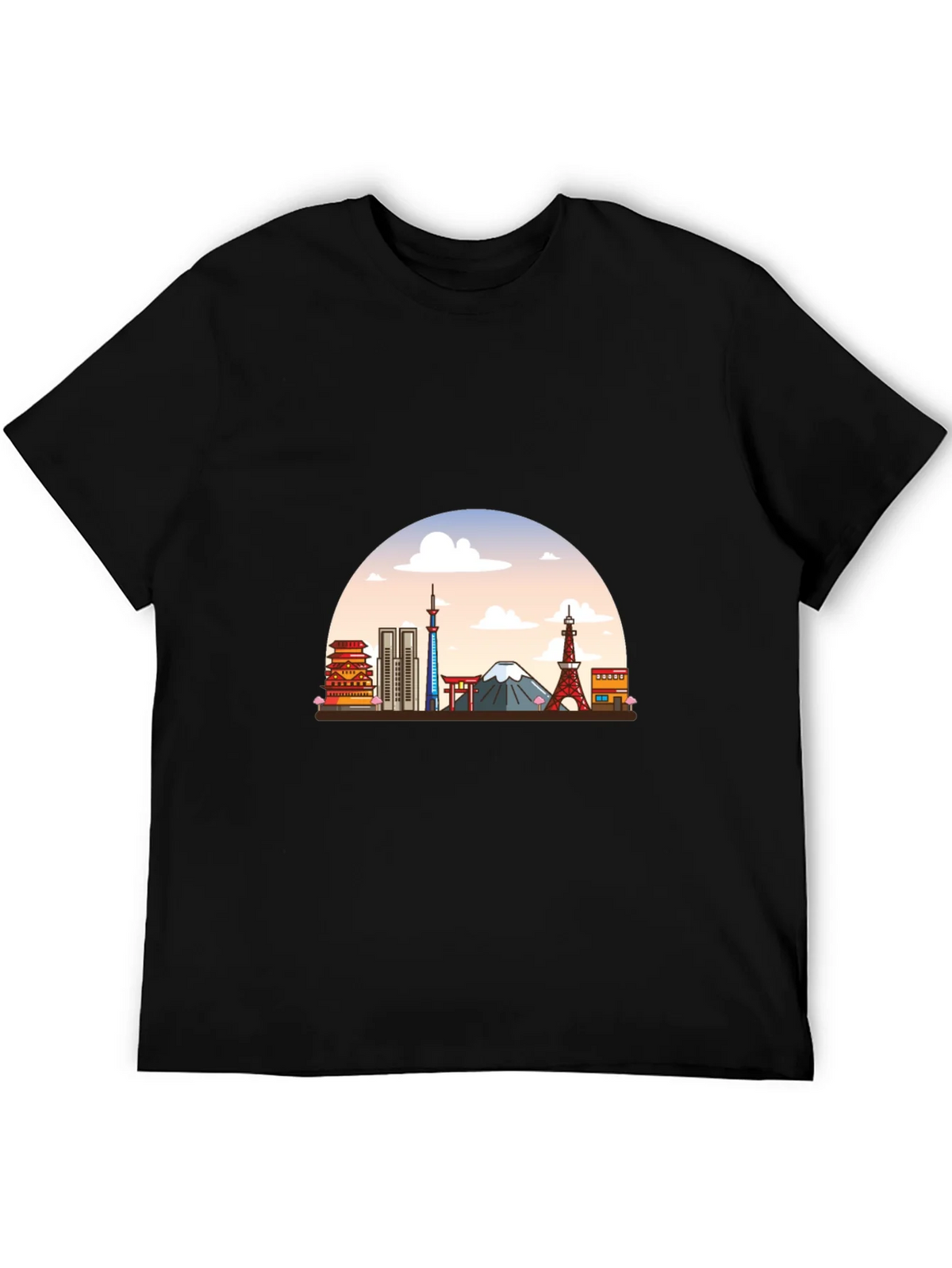 Tokyo Skyline Graphic T-Shirt product image 5