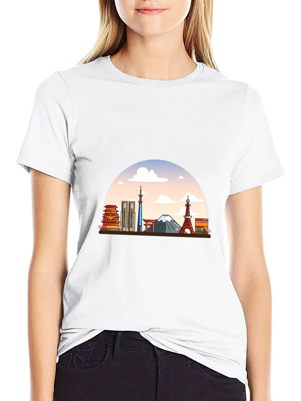 Tokyo Skyline Graphic T-Shirt product image 8