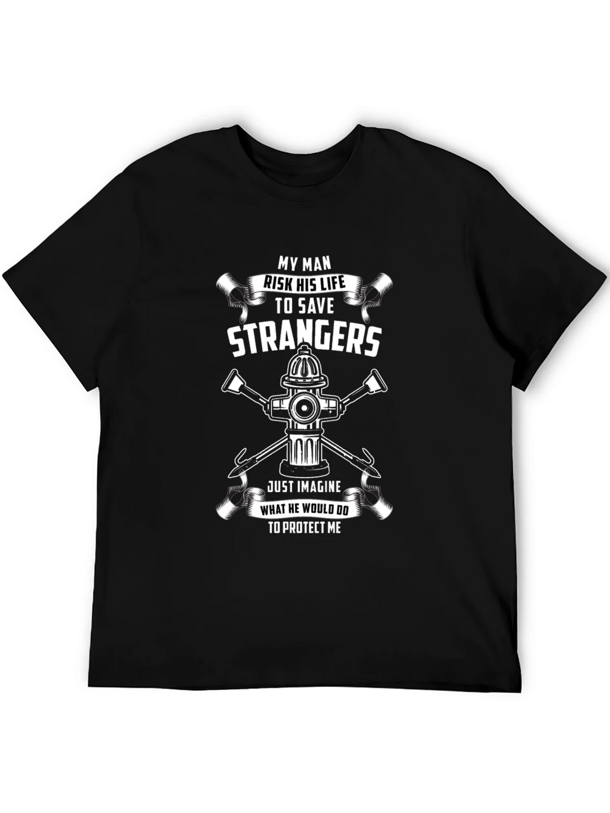 Firefighters Hero T-Shirt - Risk His Life to Save product image 1
