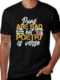 Puns Are Bad Poetry is Verse Graphic T-Shirt product image 1