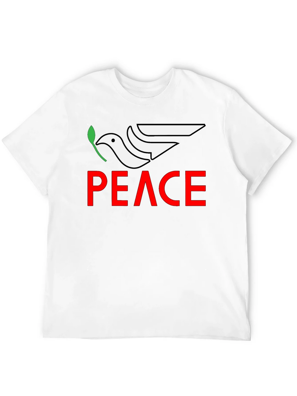 Peace Dove Graphic Tee - Black product image 9