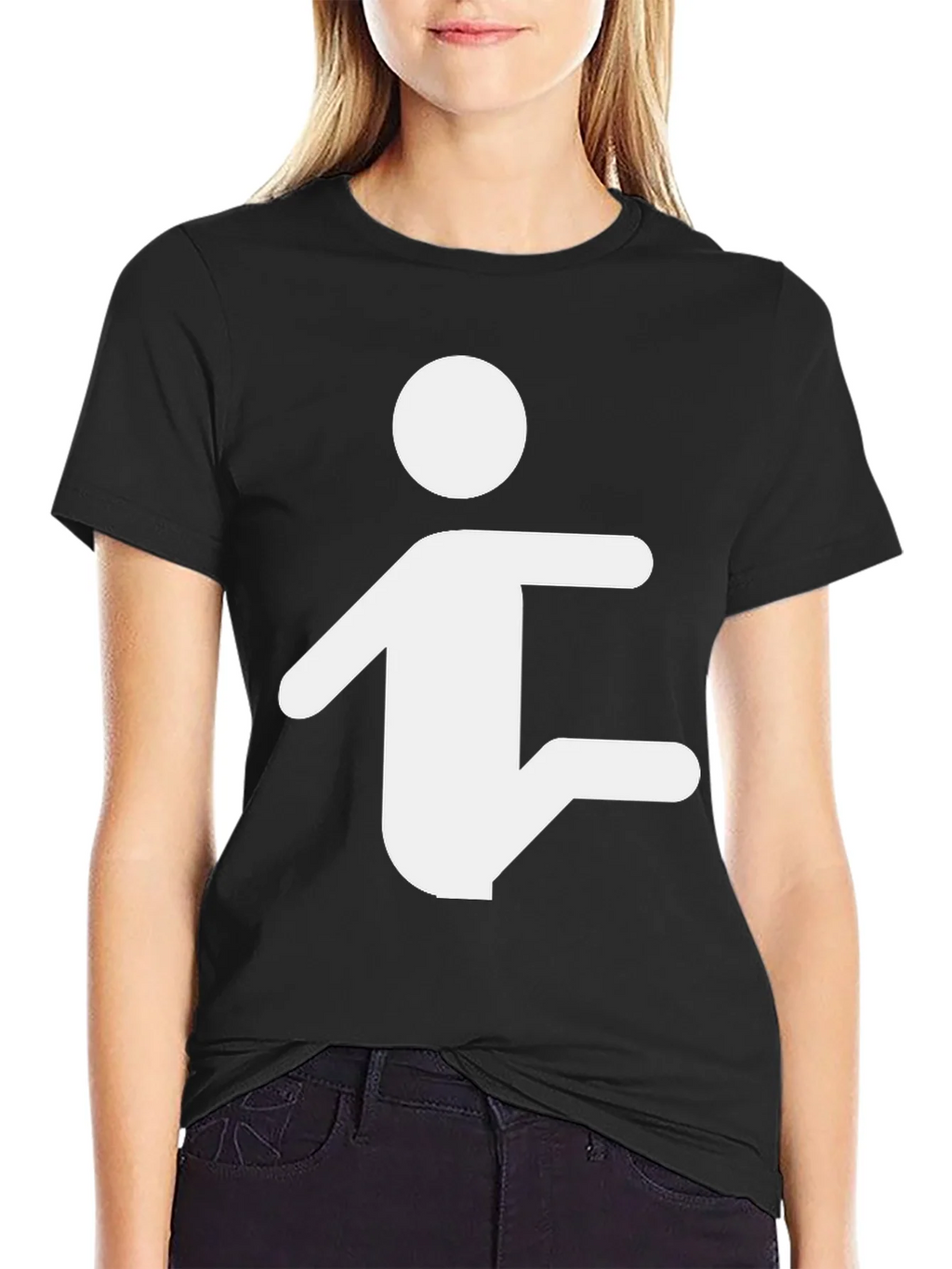 Stick Figure Yoga Pose Graphic T-Shirt product image 2