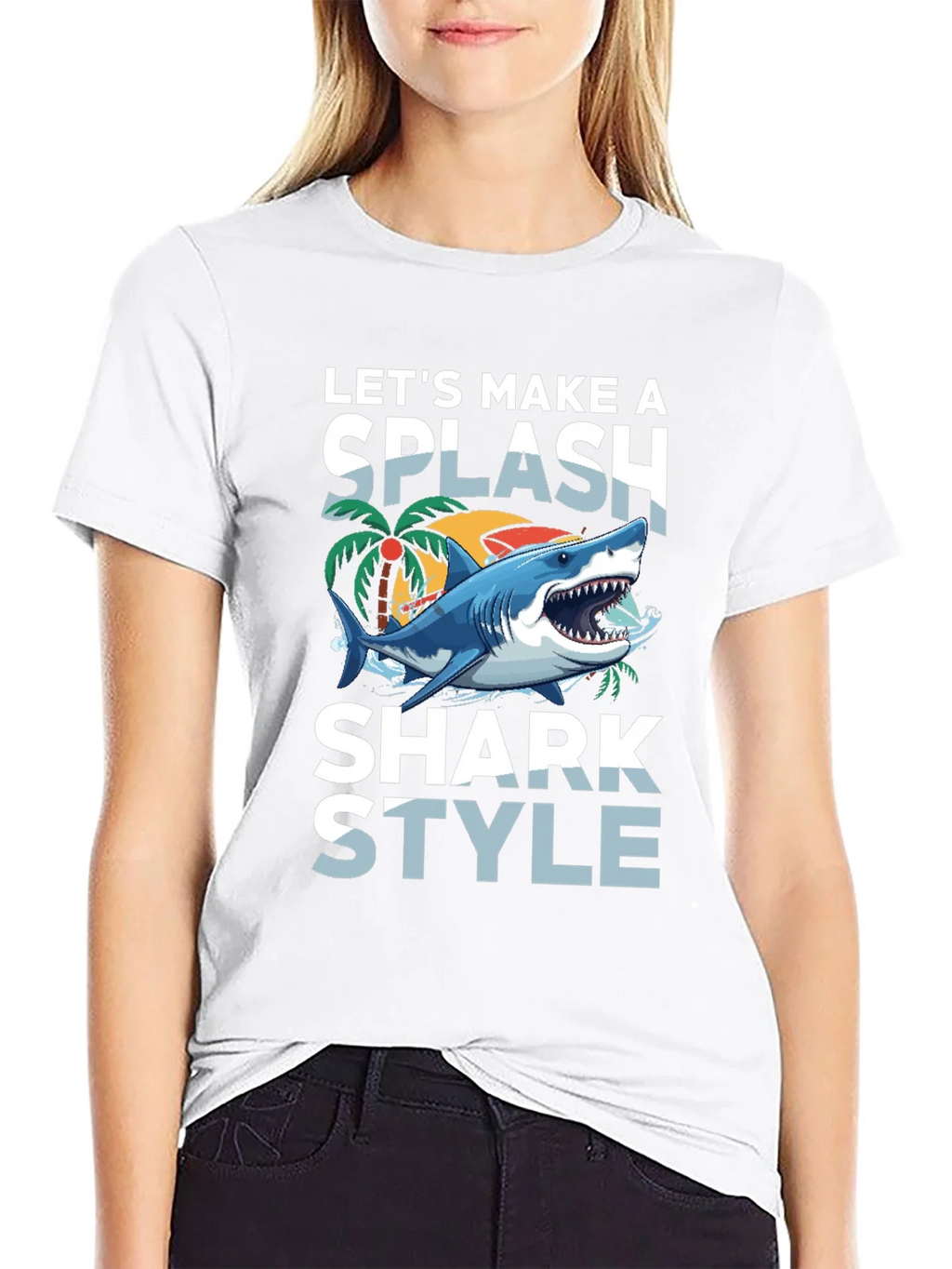 Shark Style T-Shirt - Make a Splash! product image 6