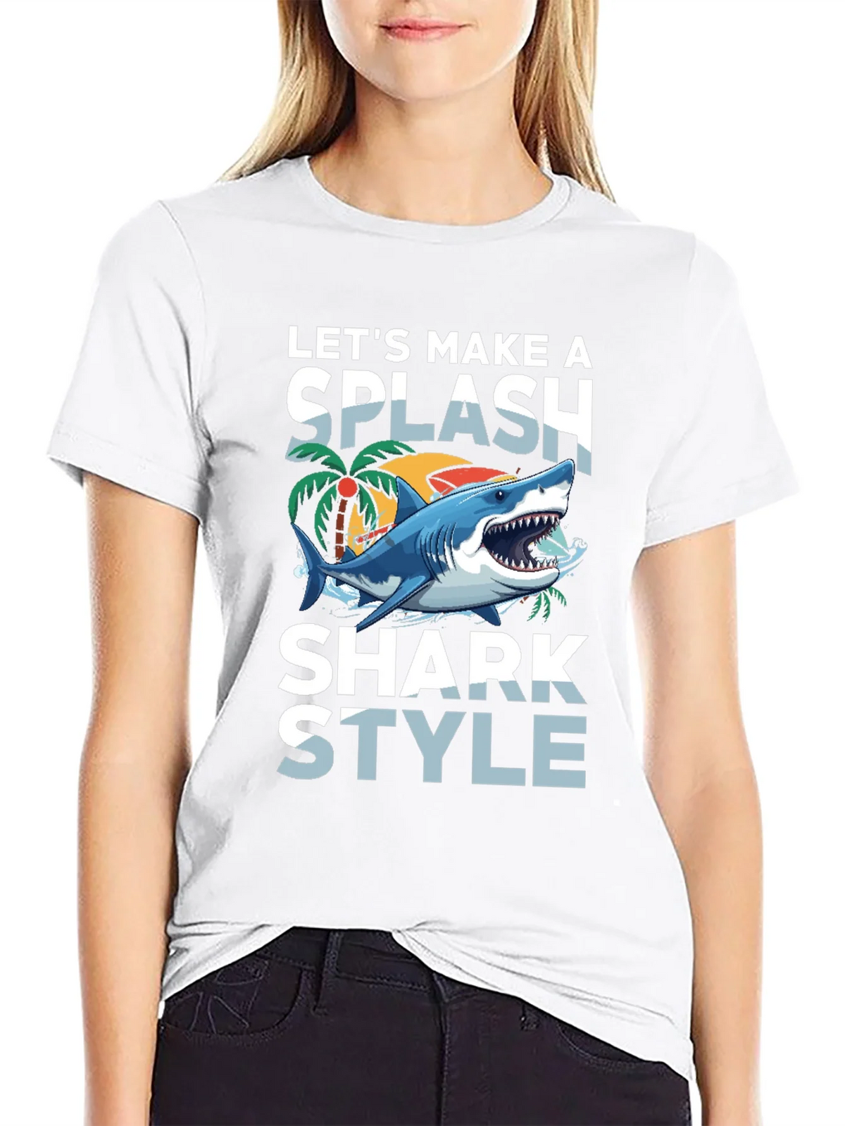 Shark Style T-Shirt - Make a Splash! product image 6