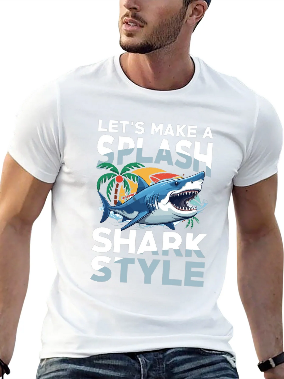 Shark Style T-Shirt - Make a Splash! product image 9
