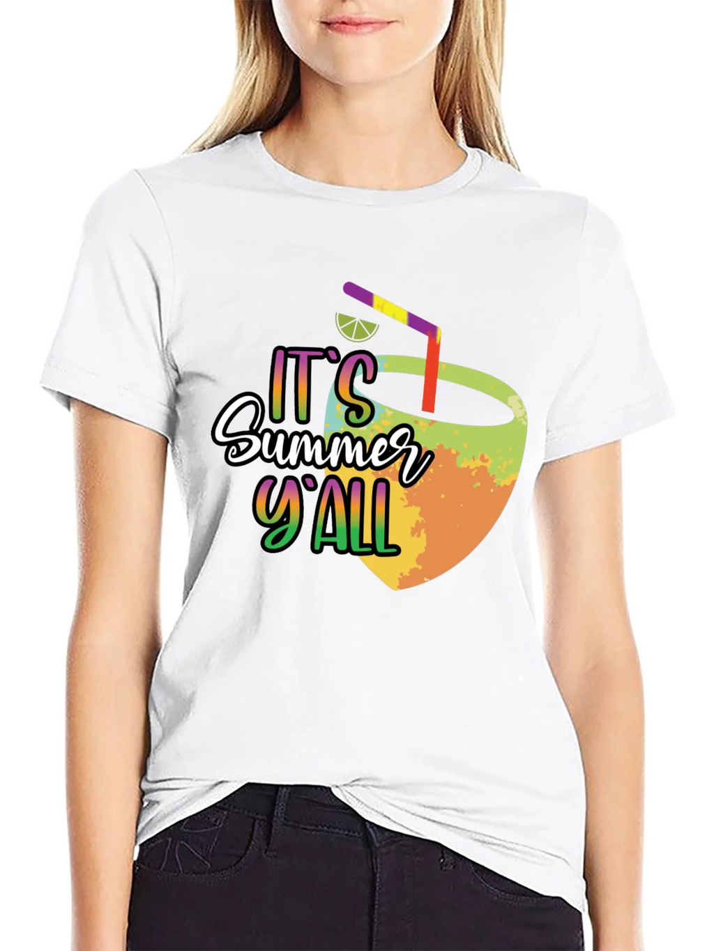 Summer Yall Graphic Tee - Black Cotton product image 8