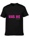 Hug Me Im Vaccinated T-Shirt - Black Crew Neck Tee product image 1