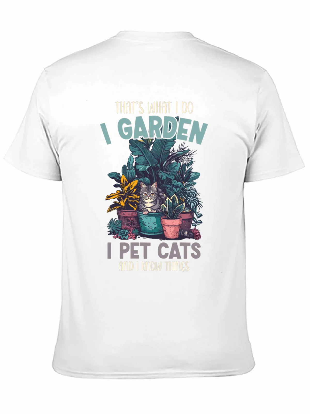 Gardening and Cat Lover T-Shirt product image 10