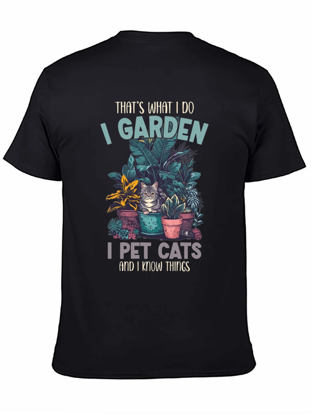 Gardening and Cat Lover T-Shirt product image 4