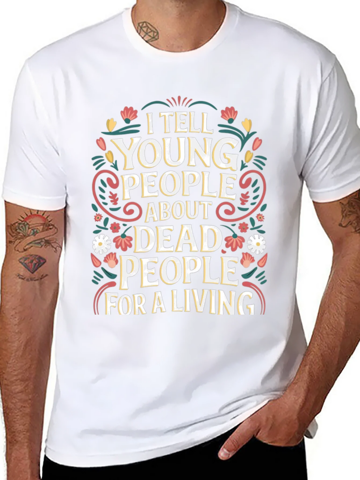 I Tell Young People About Dead T-Shirt product image 7