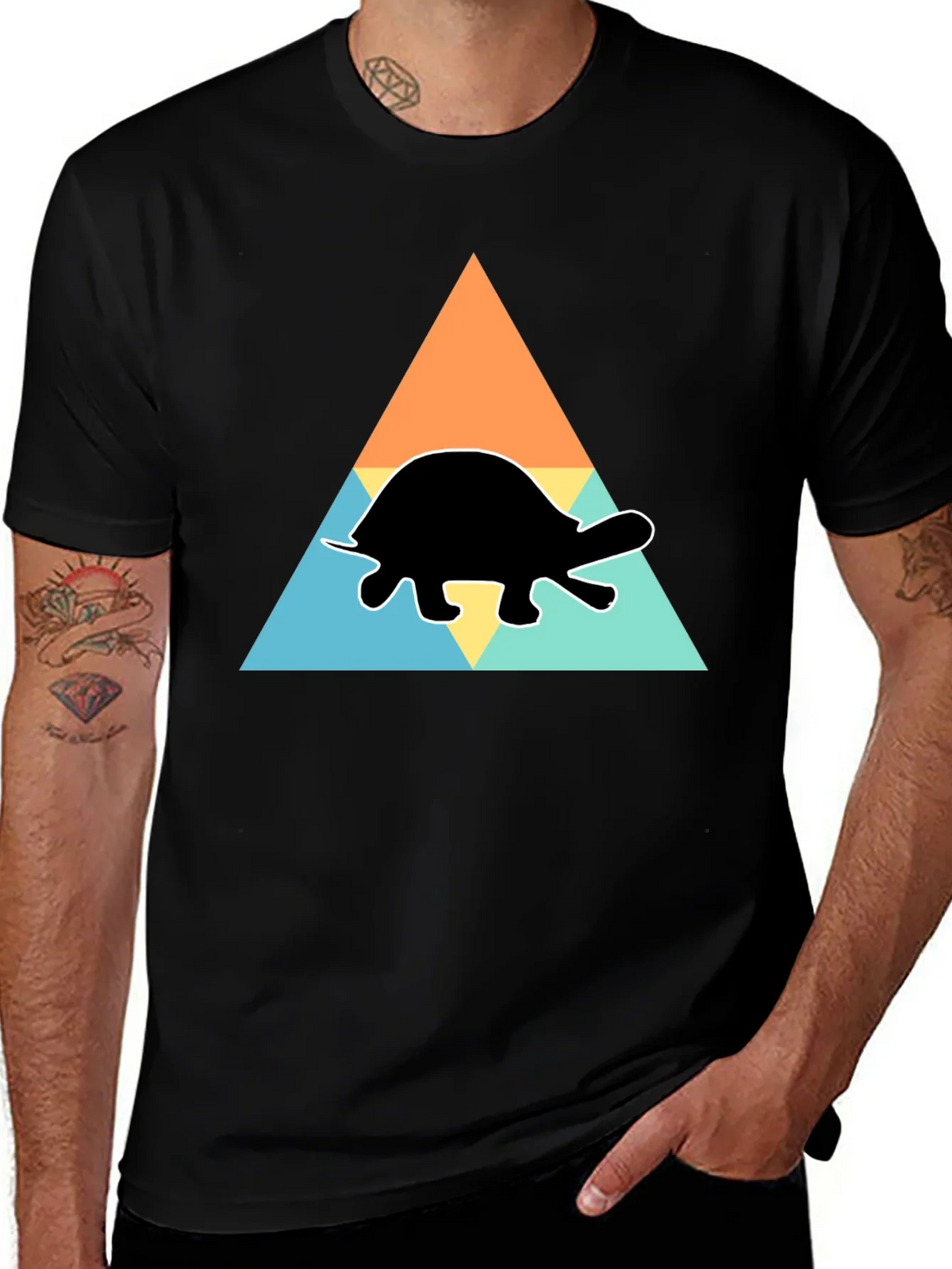 Turtle Graphic Tee: Retro Style Shirt product image 1