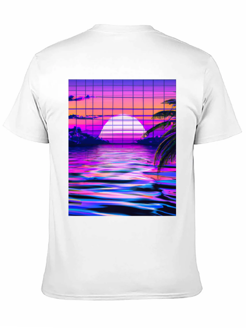 Vaporwave Sunset Graphic Tee product image 10