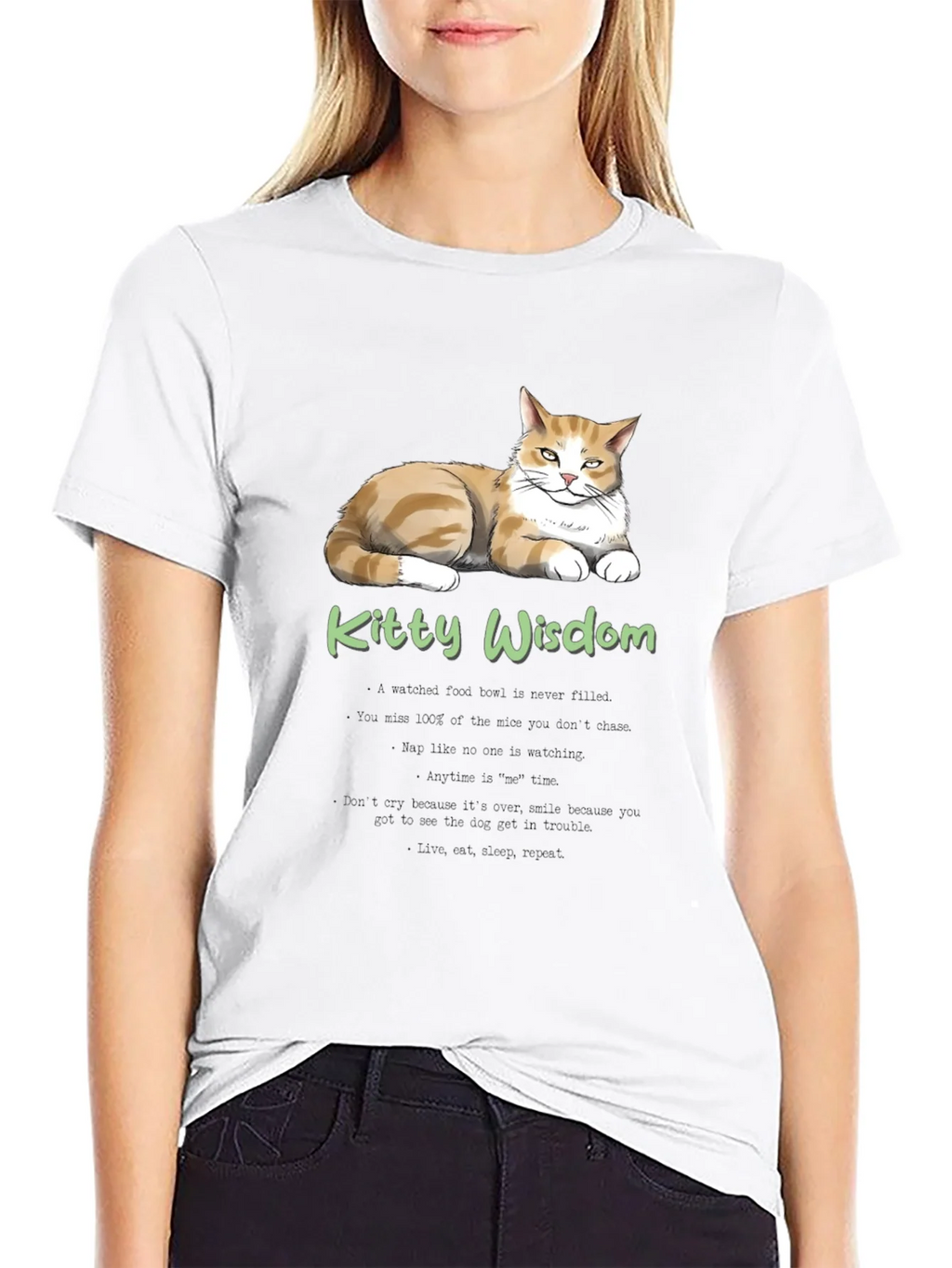 Kitty Wisdom T-Shirt - Cat Lover Tee product image 8