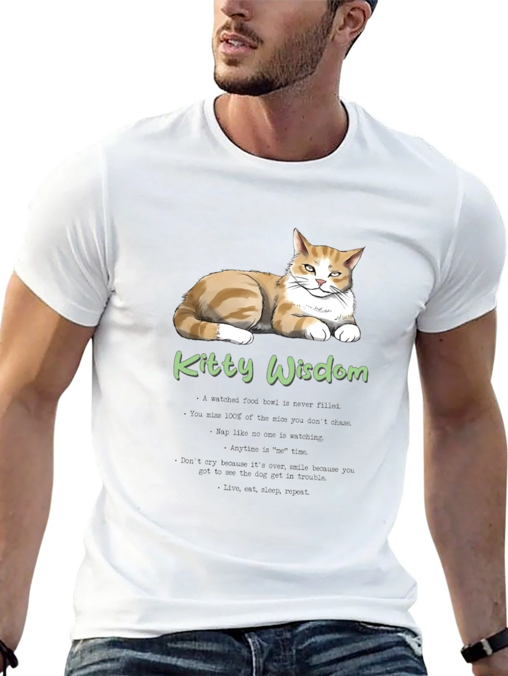 Kitty Wisdom T-Shirt - Cat Lover Tee product image 12