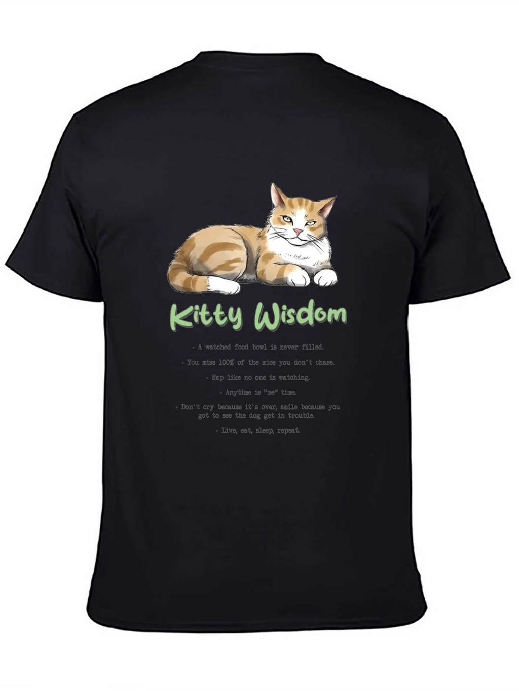 Kitty Wisdom T-Shirt - Cat Lover Tee product image 4