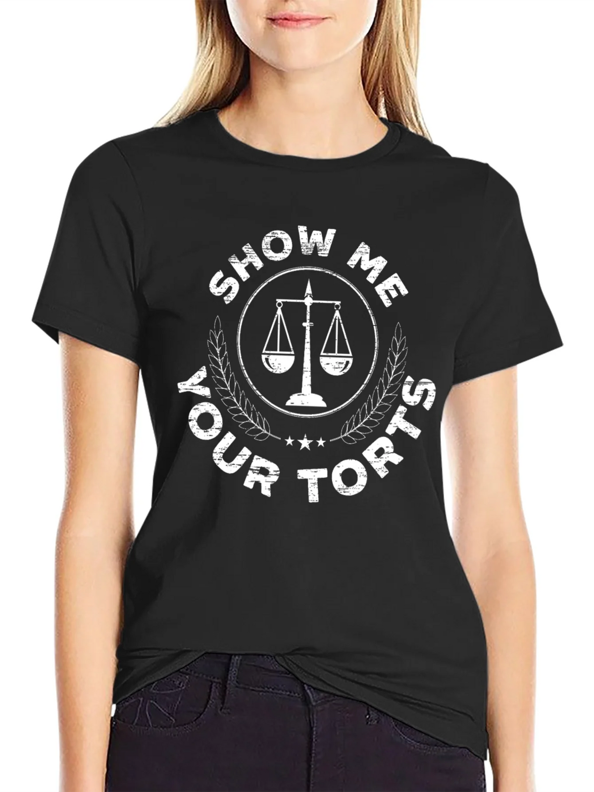 Show Me Your Torts Lawyer T-Shirt - Funny Law Student Gift product image 2