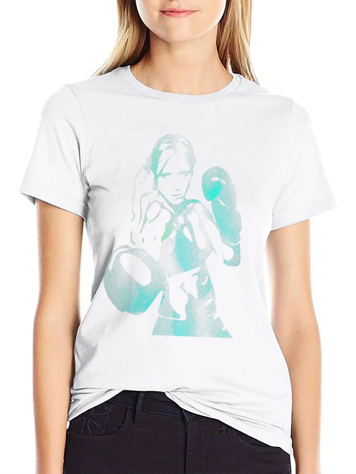 Boxer Graphic Tee - Black Cotton product image 8