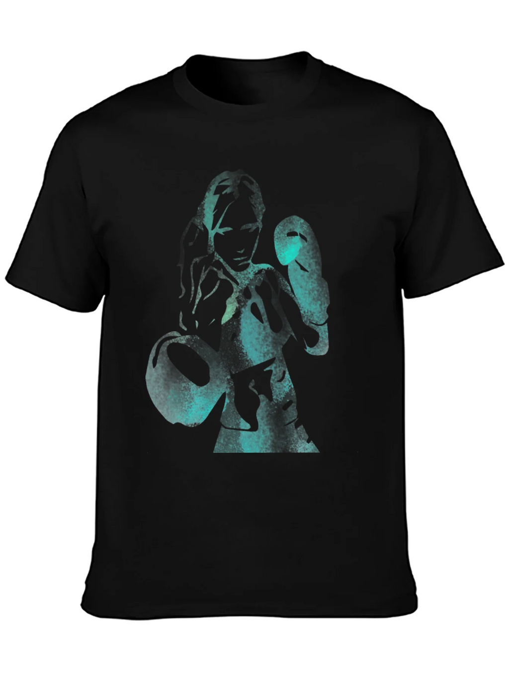 Boxer Graphic Tee - Black Cotton product image 3
