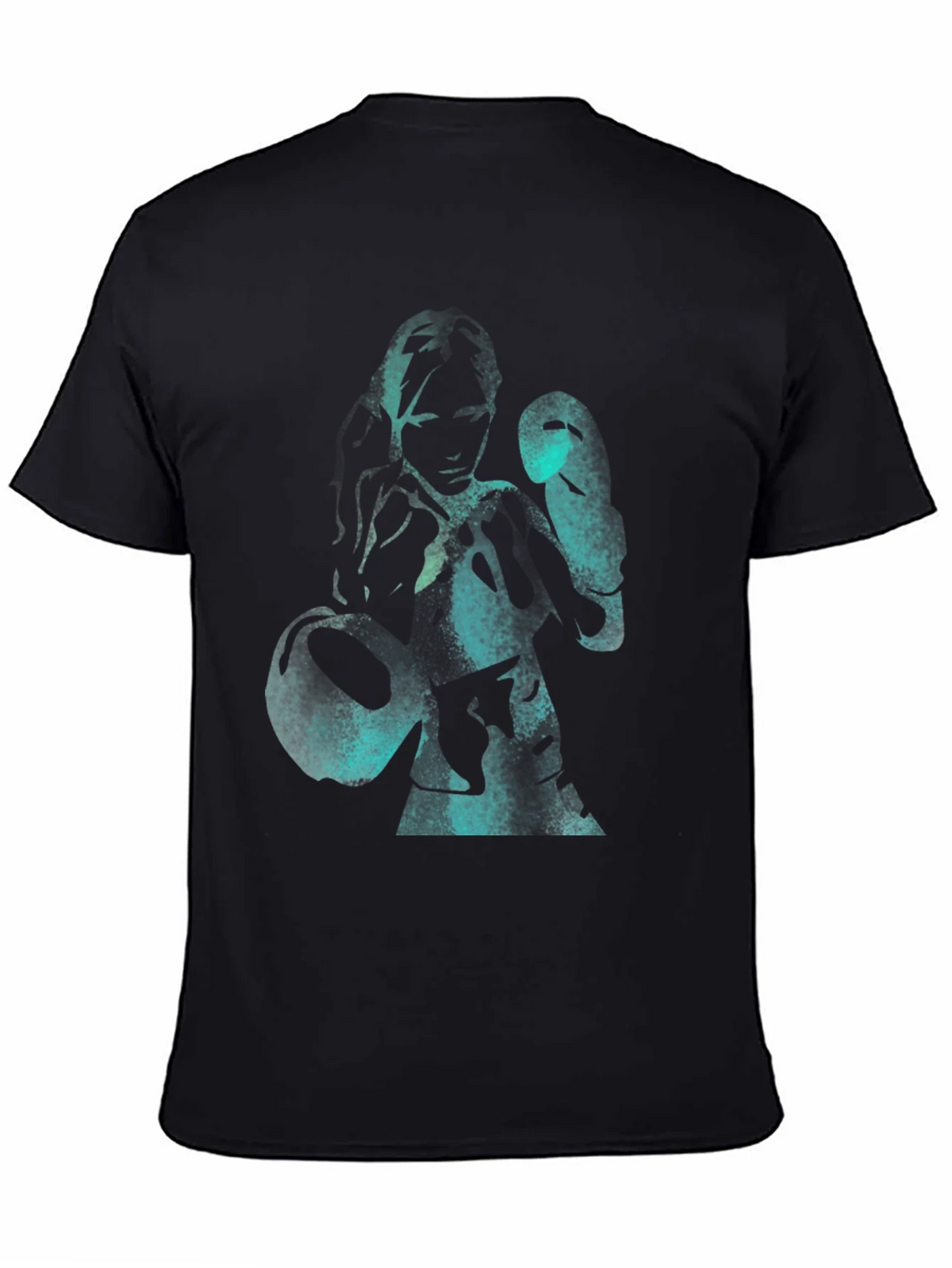 Boxer Graphic Tee - Black Cotton product image 4