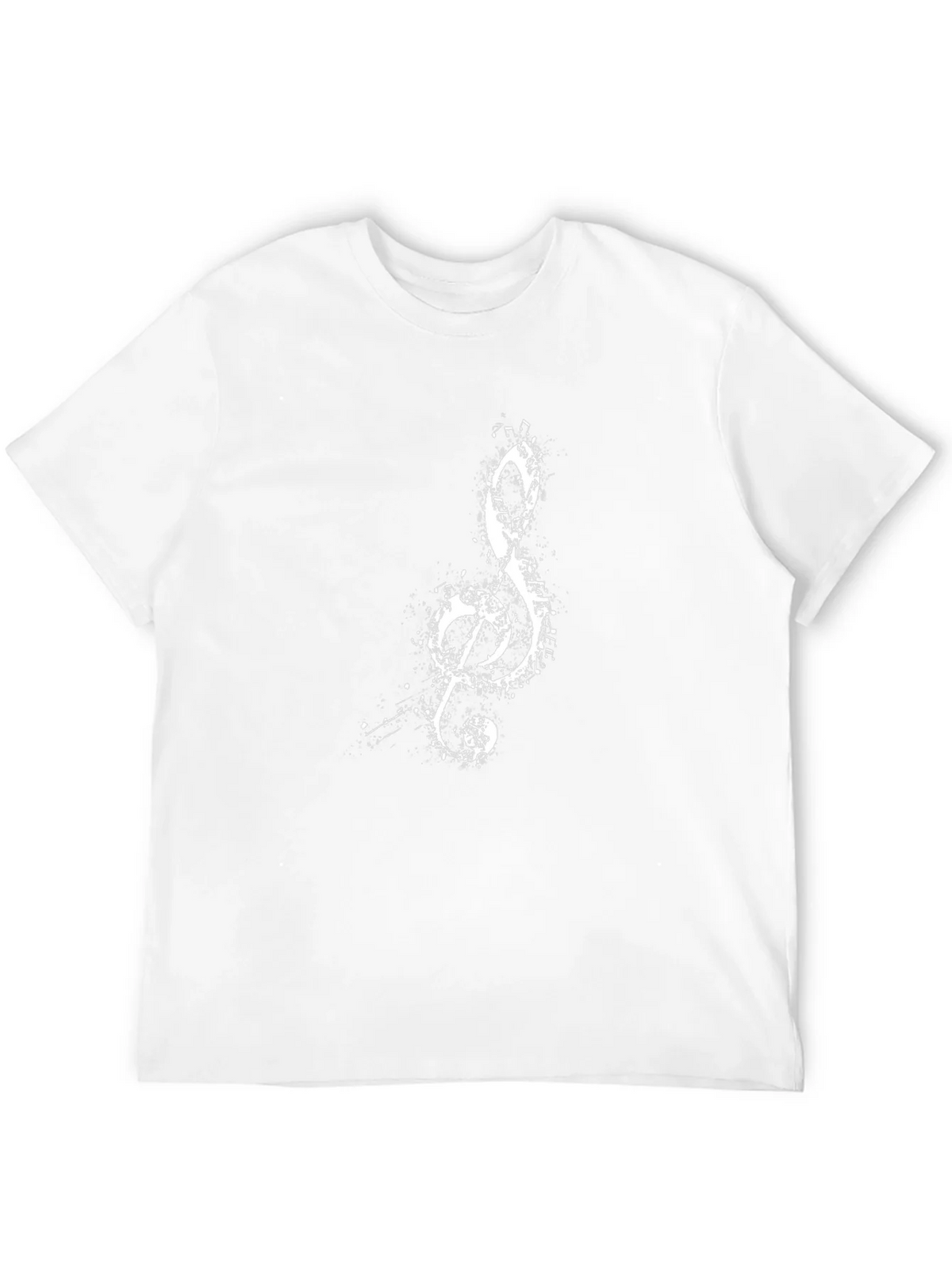 Musical Treble Clef Graphic Tee - Black product image 11