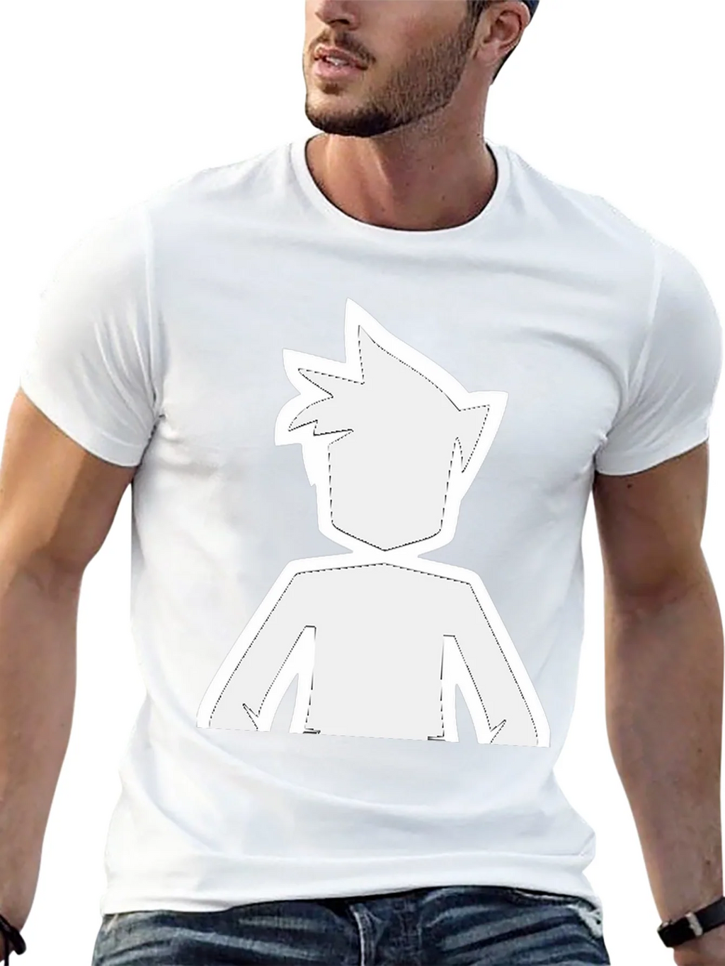 Modern Graphic Tee - Anime Inspired Silhouette product image 12