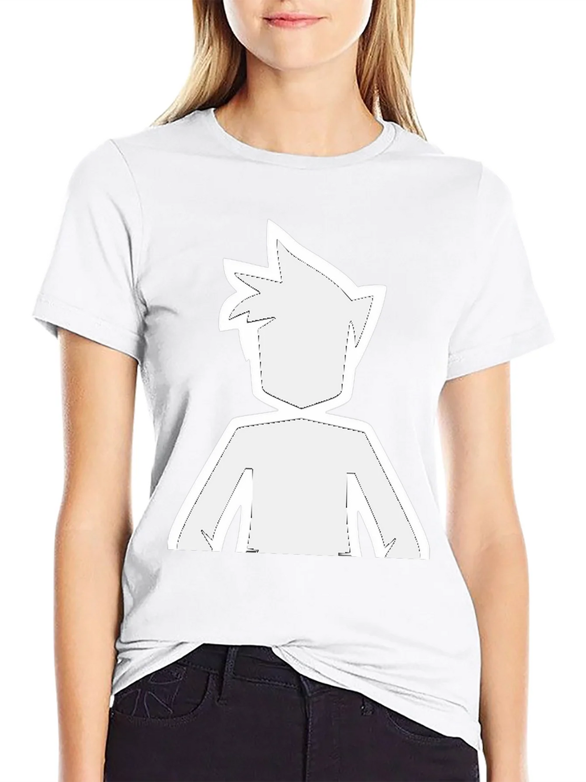 Modern Graphic Tee - Anime Inspired Silhouette product image 8