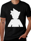 Modern Graphic Tee - Anime Inspired Silhouette product image 1