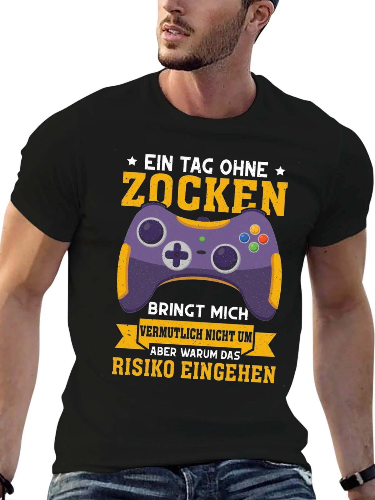 Gamer T-Shirt - Ein Tag Ohne Zocken Design product image 5