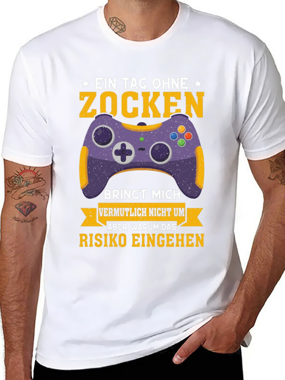 Gamer T-Shirt - Ein Tag Ohne Zocken Design product image 6