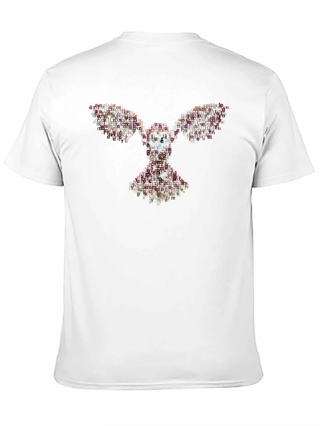 Abstract Bird Word Art Graphic Tee product image 10